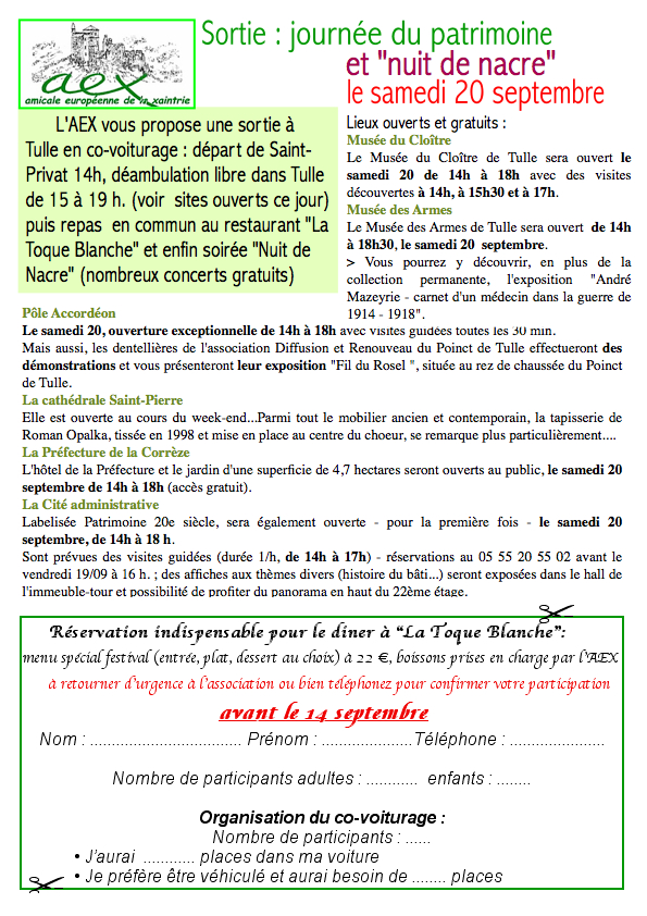 sortie patrimoine